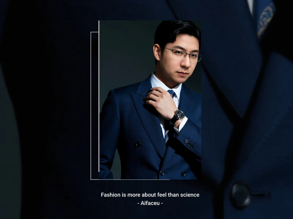 Aifaceu Detail custom, close-up of executive watch, reflecting high-end quality.